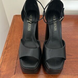 Women’s Dream Paris High Heels Chunky Block Platform Heels Ankle strap, Open Toe